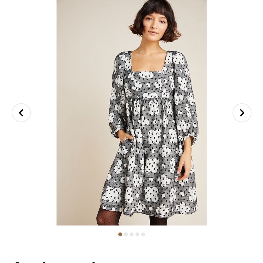 NWT Anthropologie Jane Textured Babydoll Dress
